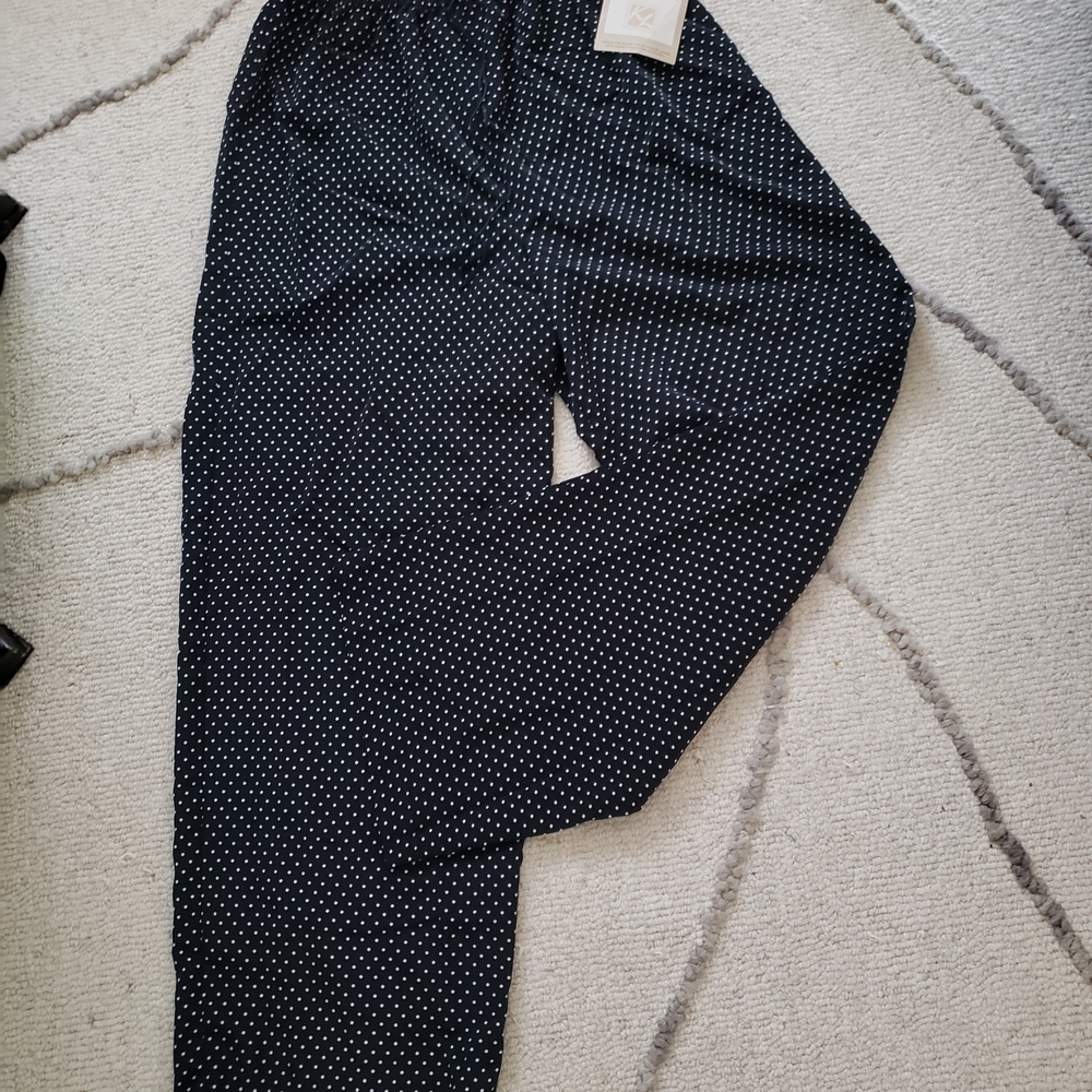 Lilly Pulitzer Black Polka Dot Joggers